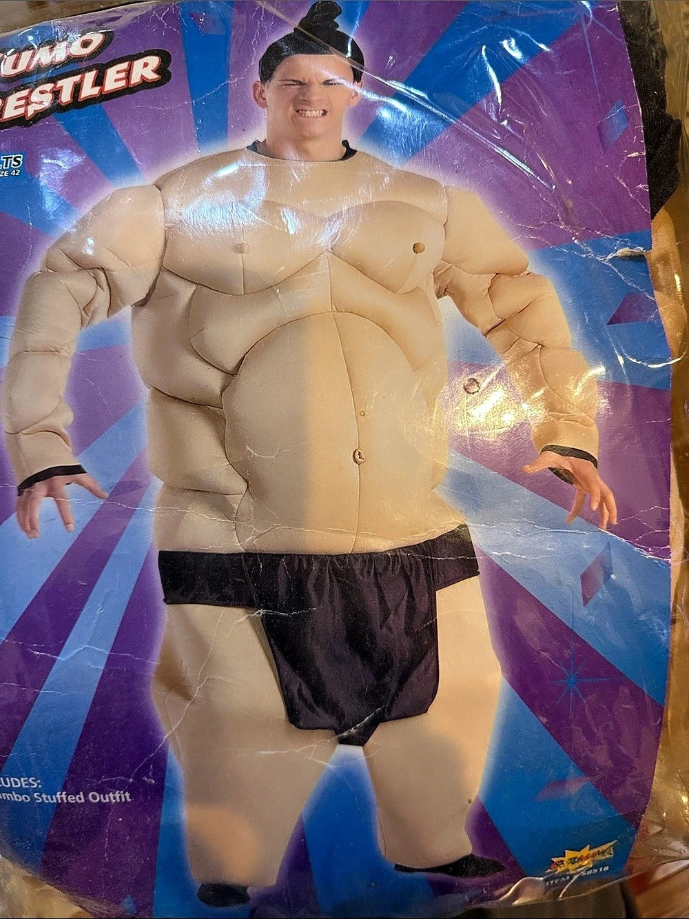 Forum Novelties Adult Sumo Wrestler Costume Beige & Black